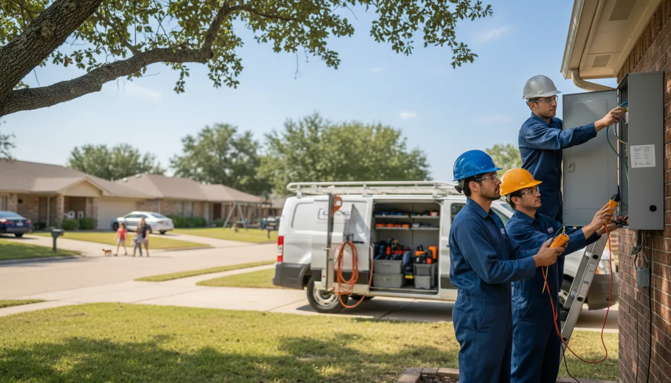 Certified electrician providing emergency electrical services in Melcroft, PA